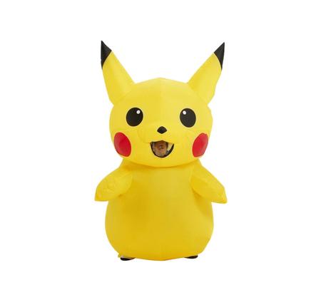 Fantasia Pikachu Inflável Pokemon Infantil Cosplay Pokemon