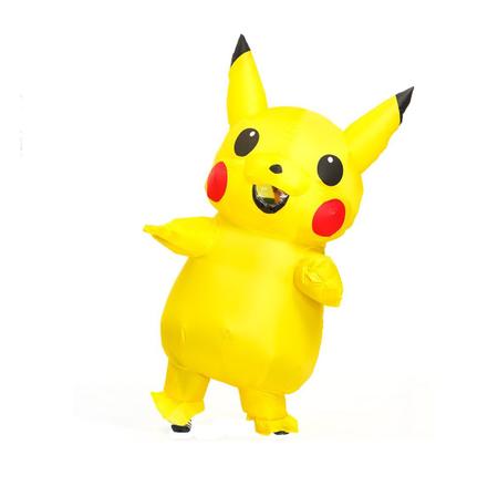 Fantasia Pikachu inflável Pokemon INFANTIL Cosplay Pokemon Go, Magalu  Empresas