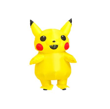 Fantasia Pokémon Pikachu Infantil - Halloween Carnaval