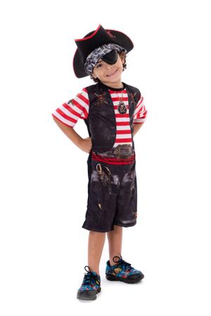 Fantasia Pirata com Camisa Infantil - Loja Fantasia Bras