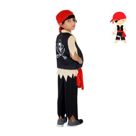 Fantasia Pirata Infantil Masculino - SKU 200215