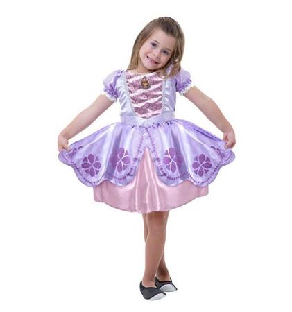 Fantasia Princesinha Sofia Vestido Bebe Disney Classico