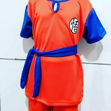 Fantasia Goku Menina 10, 12 e 14 Anos