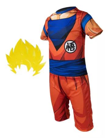 Fantasia Goku Infantil Standard com Acessórios - Extra Festas