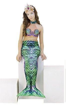 mermaid  Roupa de sereia infantil, Festa da sereia, Roupa da sereia