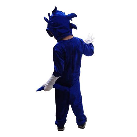 Fantasia Infantil Luxo Sonic