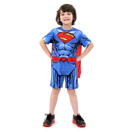 Imagem de Fantasia Super Homem Curto Infantil - DC - Original
