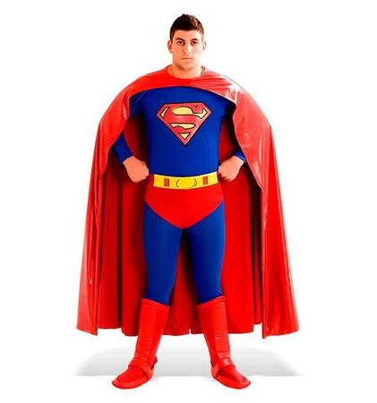 Fantasia Superman Black Adulto Cosplay Traje Luxo Super homem liga Da