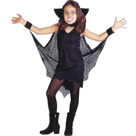 Fantasia Infantil Halloween Menina Vestido Vampira 1 ao 6 A - Muvile -  Fantasias para Crianças - Magazine Luiza