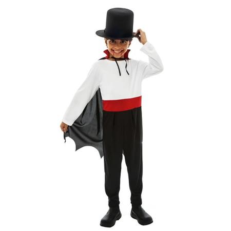 Imagem de Fantasia Vampiro Halloween Infantil Masculino