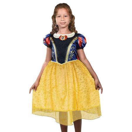 Imagem de Fantasia Vestido Branca De Neve Infantil