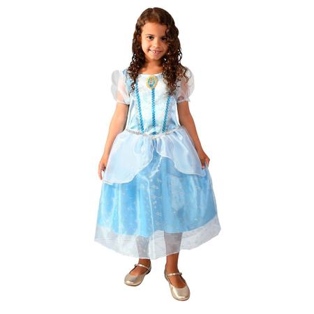 Vestido Cinderela fantasias moda infantil temáticos