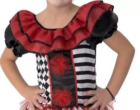 Vestido Arlequina Infantil, de Festa Roupa Fantasia
