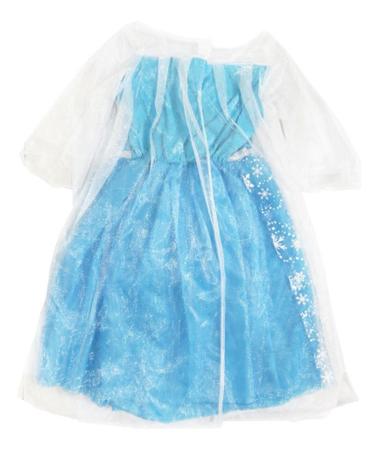 Fantasia Vestido Elsa Frozen Som e Luz com Capa