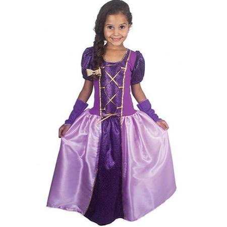 Vestido Infantil Princesa Rapunzel