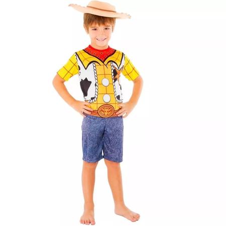 Imagem de Fantasia Woody Infantil Toy Story Com Chapéu Original Disney Global 0434