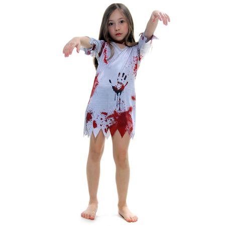 Fantasia de Zumbi Infantil Curta de Halloween