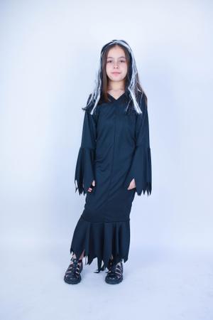 Vestido preto best sale menina
