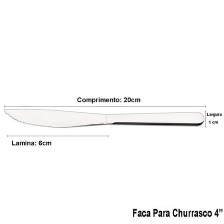 Imagem de Faqueiro Tramontina Búzios em Aço Inox com Detalhe 24 Peças