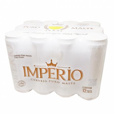 Imagem de Fardo de cerveja império puro malte de 350ml c/12 - Plana distribuidora