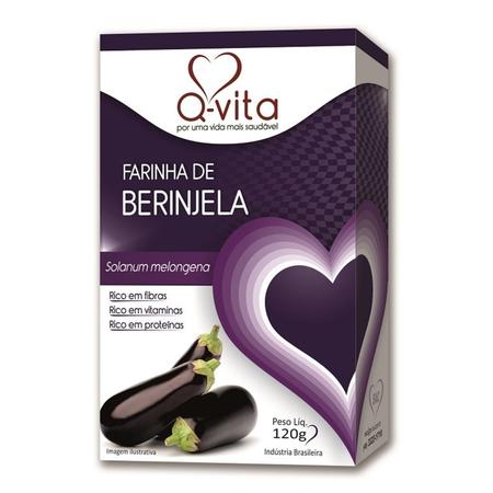 Imagem de Farinha de Berinjela Q-VITA 120g (6 pacotes)