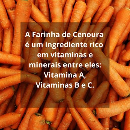 Imagem de Farinha de Cenoura 500g Nutrição e Sabor