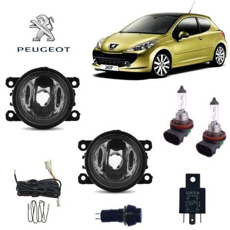 Imagem de Farol Auxiliar Importado Peugeot 207 2008 H11 Kit