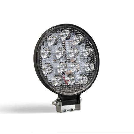 Imagem de Farol Auxiliar Milha Redondo 6000K 14 Leds 12/24V