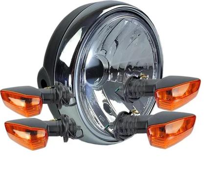 Farol Com Piscas Lente Laranja En 125 Yes Se De 2004 A 2012 - Sportive/Foco Imagem de Farol Com Piscas Lente Laranja En 125 Yes Se De 2004 A 2012