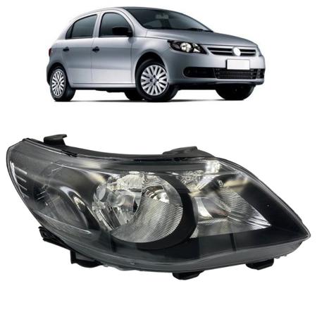 Imagem de Farol Gol Voyage Saveiro G5 2009 Á 2012 Masc Negra Duplo