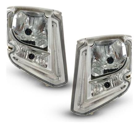 FAROL PRINCIPAL VOLVO VM 220/260/270 2014 ATÉ 2022 Esquerda/Direita ( LED ) - BRAVO Imagem de FAROL PRINCIPAL VOLVO VM 220/260/270 2014 ATÉ 2022 Esquerda/Direita ( LED )