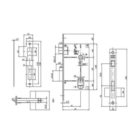 Imagem de FECHADURA 6235 St2 55mm INTERNA CROMADA LAFONTE