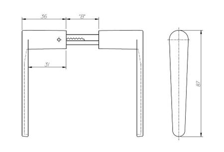 Imagem de Fechadura Banheiro Mz260 40mm Espelho Cromado - Papaiz