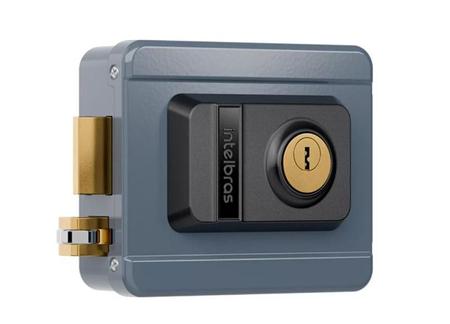 Fechadura Elétrica De Sobrepor Fx 1500 Cinza Intelbras Imagem de Fechadura Elétrica De Sobrepor Fx 1500 Cinza Intelbras