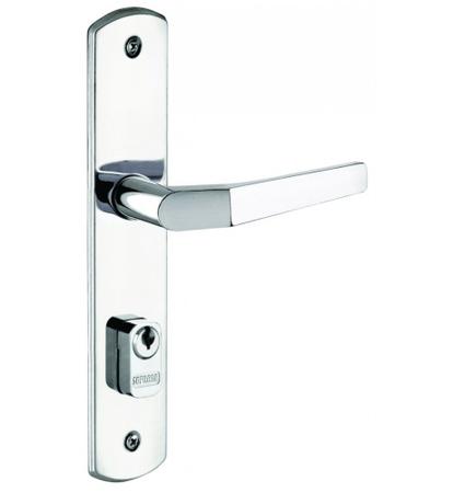 Fechadura Externa Pop Line 40X53 ESP26 Cromada - Soprano Imagem de Fechadura Externa Pop Line 40X53 ESP26 Cromada - Soprano