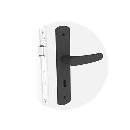 Fechadura Interna Ipanema Reta Esp27 Preto - Soprano Imagem de Fechadura Interna Ipanema Reta Esp27 Preto - Soprano