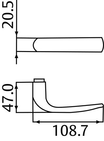 Imagem de Fechadura Interna Lafonte 6235 St2 55mm Roseta Cromado