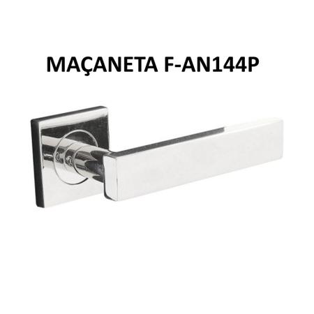 Imagem de Fechadura Porta 3 Pinos Cil 7cm Multiponto Maçaneta F-AN144P