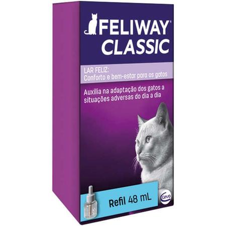 Imagem de Feliway Classic Refil 48ml - Bem-estar e conforto para gatos