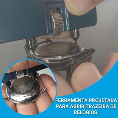 Imagem de Ferramenta Abridor de Relógio Para Abrir Tampa Fundo 60mm Relojoeiro Reparo Chave Universal Profissional