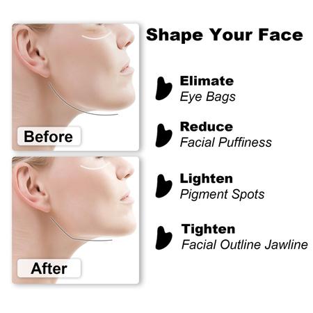 Ferramentas faciais Gua Sha BLHLA Obsidian Stone para cuidados com a pele Imagem de Ferramentas faciais Gua Sha BLHLA Obsidian Stone para cuidados com a pele