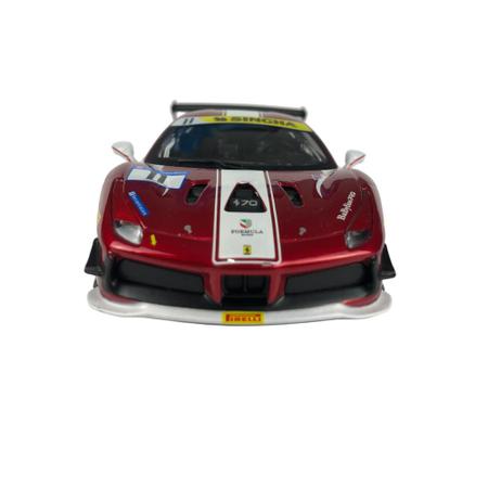 Imagem de Ferrari 488 Challenge 2017 Bburago 1:24 Vermelho