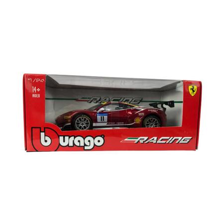 Imagem de Ferrari 488 Challenge 2017 Bburago 1:24 Vermelho