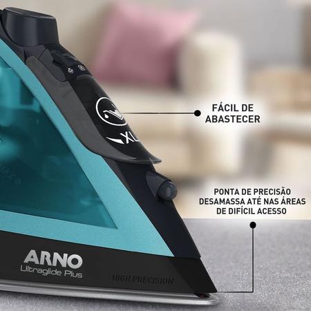 Imagem de Ferro a Vapor Arno Ultragliss Plus com Base Durilium Airglide FMY