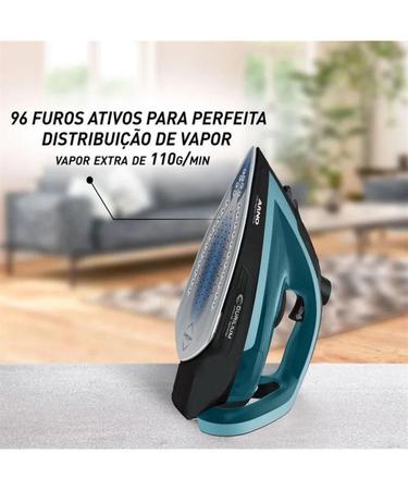 Imagem de Ferro a Vapor Arno Ultragliss Plus FMY Base DuriliumAirglide Azul