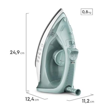 Imagem de Ferro a Vapor e Seco Electrolux Base Antiaderente