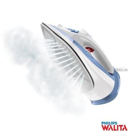 Imagem de Ferro de Passar a Vapor Philips Walita Azul Performer 110v