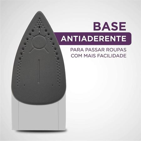 Imagem de Ferro De Passar Black & Decker Fx1000 A Vapor Base Antiaderente Roxo - 110V