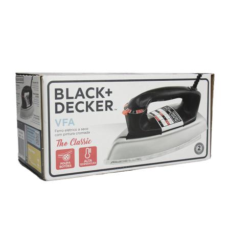 Imagem de Ferro De Passar Black Decker Seco Ferro Passar Roupa 110V