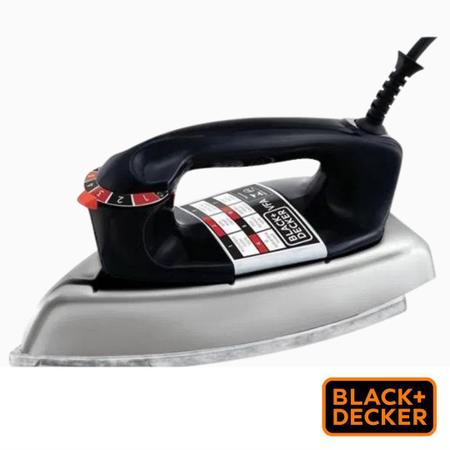 Imagem de Ferro de Passar Roupa a Seco Black Decker Tradicional Elétrico VFA1110